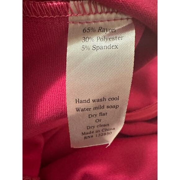 Amanda Uprichard fuchsia sleeveless sheath dress size Large - Picture 4 of 12